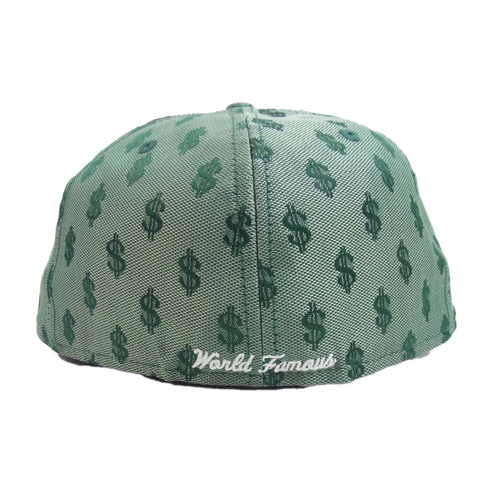 Supreme シュプリーム 18ss × New Era Monogram Box Logo Cap ニューエラ  モノグラム ボックスロゴ キャップ グリーン系 7 1/4【新古品】【未使用】【中古】