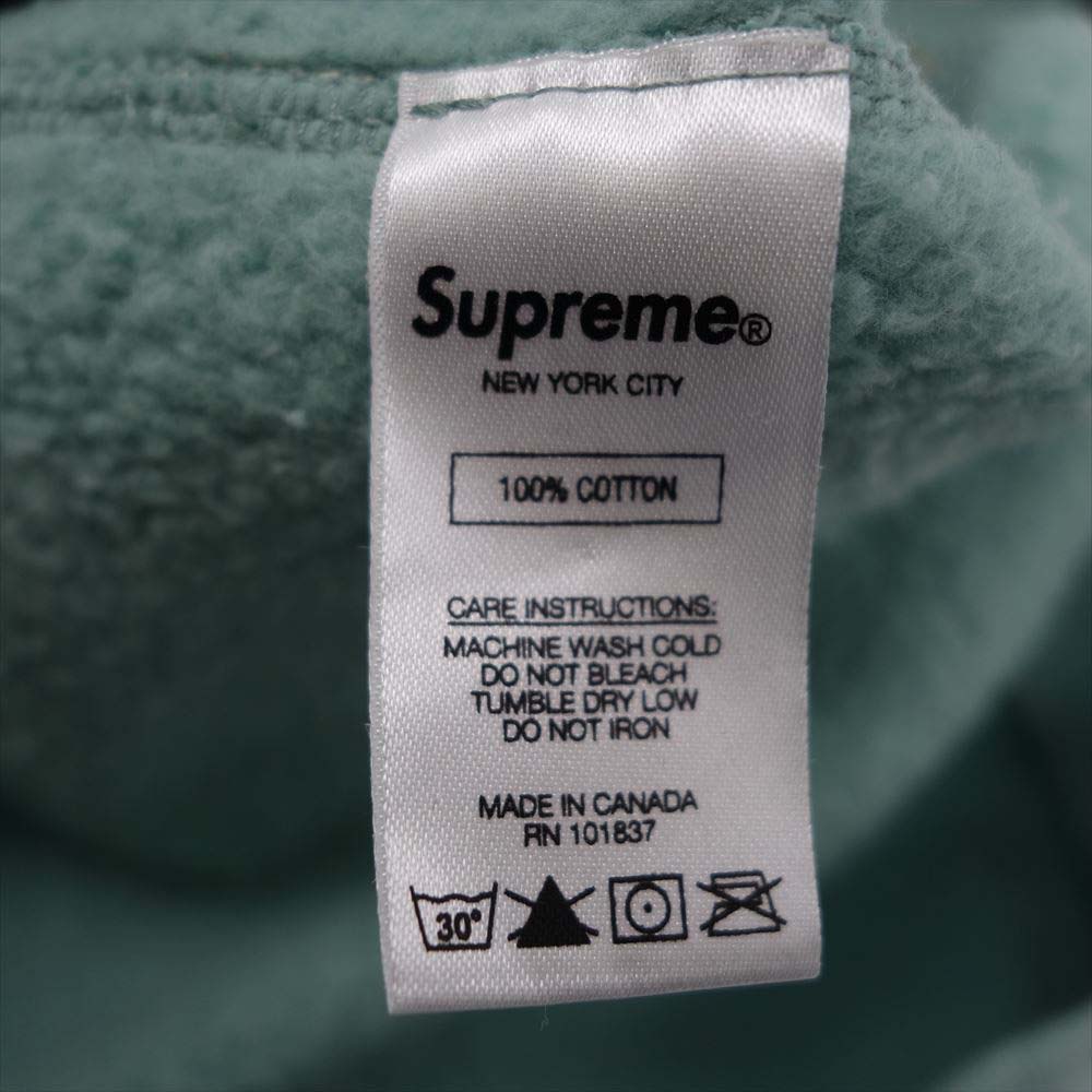 Supreme シュプリーム 17SS Thrills Hooded Sweatshirt プルオーバー スウェット グリーン系 M【美品】【中古】
