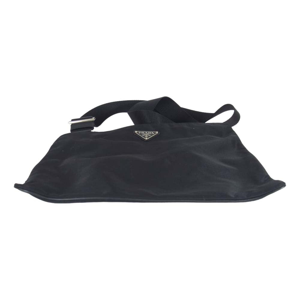 PRADA プラダ テスート ナイロン ショルダー サコッシュ バッグ ブラック系【中古】