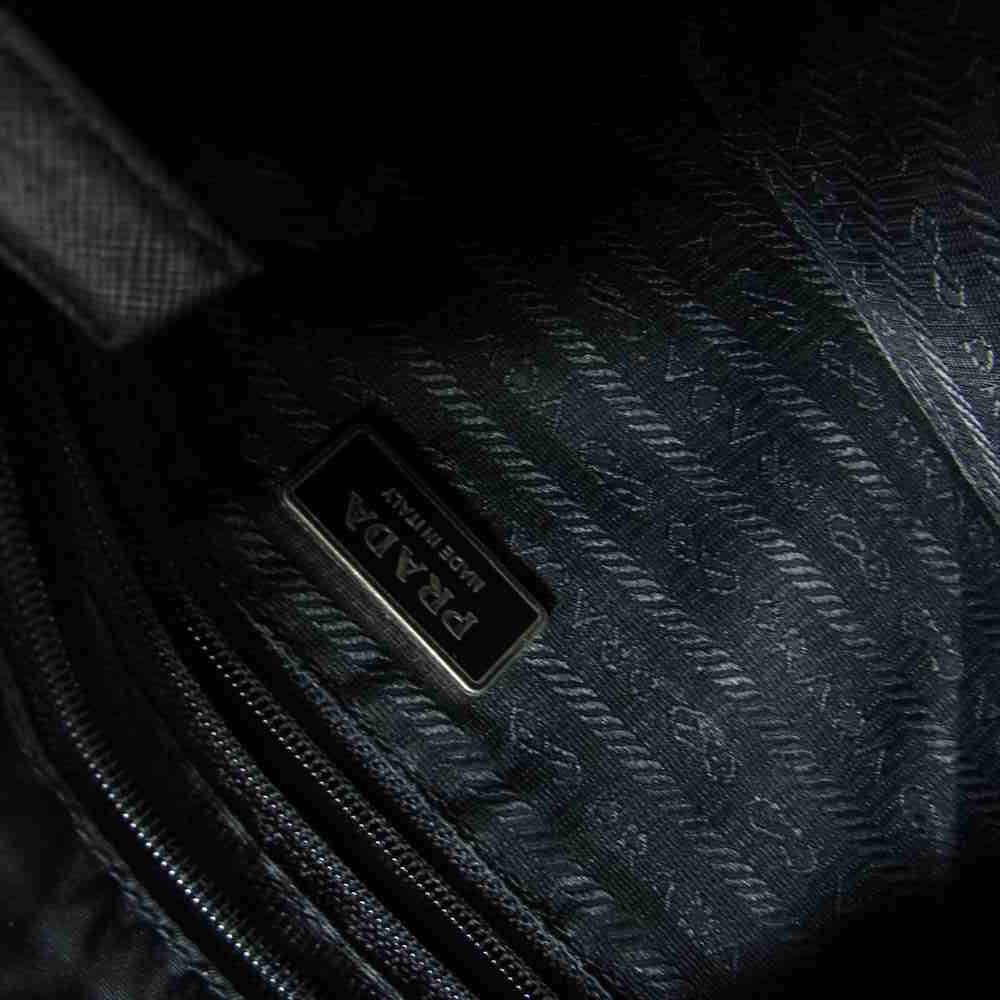 PRADA プラダ テスート ナイロン ショルダー サコッシュ バッグ ブラック系【中古】