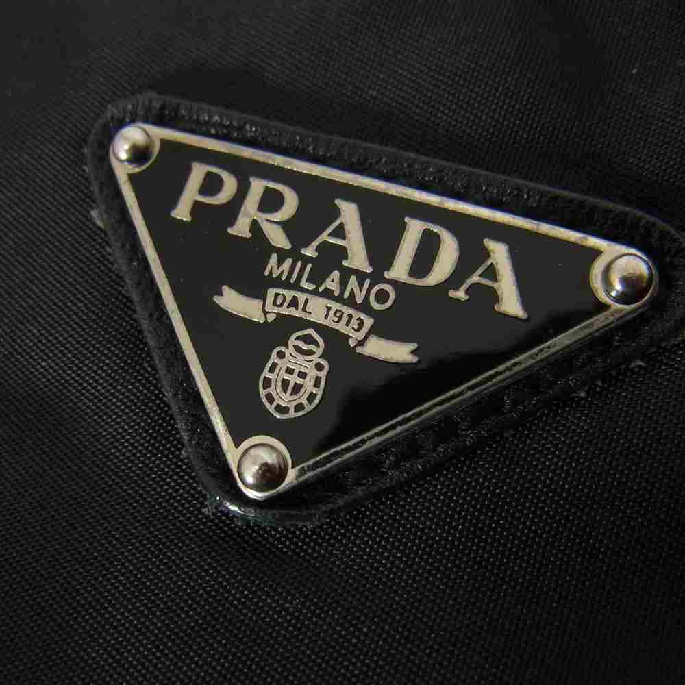 PRADA プラダ テスート ナイロン ショルダー サコッシュ バッグ ブラック系【中古】