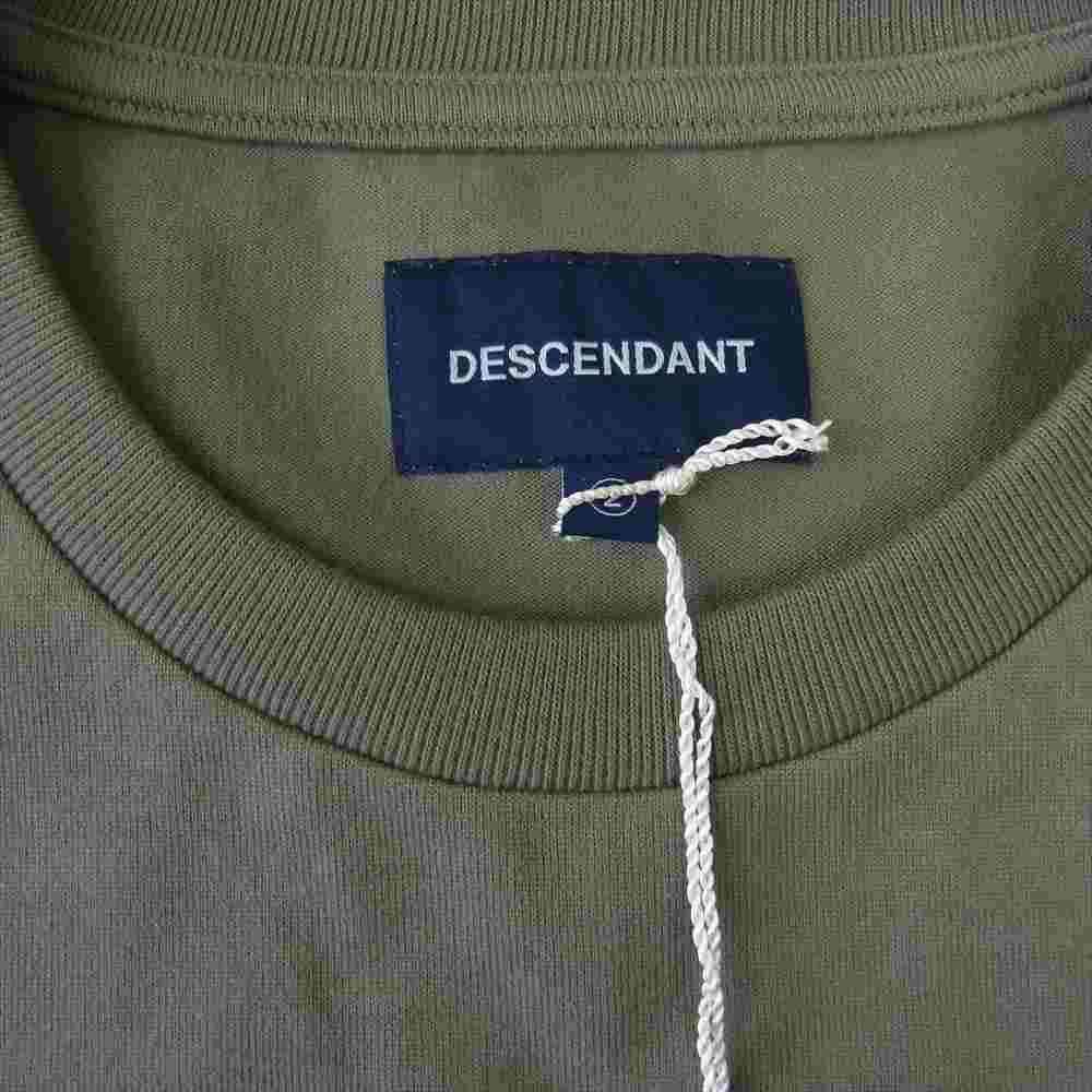DESCENDANT ディセンダント 19SS 191ATDS-CSM42 MILITIA LAYERED TEE レイヤード サーマル Ｔシャツ OLIVE オリーブ系 2【新古品】【未使用】【中古】