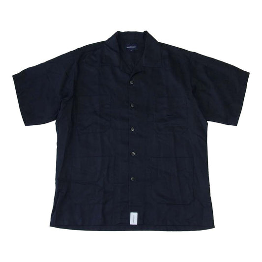 DESCENDANT ディセンダント 211TQDS-SHM07 RIVERA CUBA SS SHIRT キューバ シャツ ネイビー系 2【極上美品】【中古】
