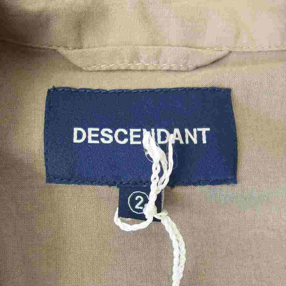 DESCENDANT ディセンダント 19SS 191SODS-SHM01 PETROGLYPH CUBA SS SHIRT キューバ シャツ ブラウン系 2【新古品】【未使用】【中古】