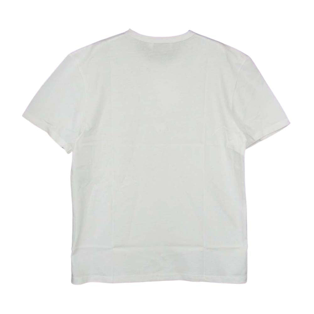 MAISON KITSUNE メゾンキツネ FOX PATCH CLASSIC TEE フォックス パッチ クラシック Tシャツ ホワイト系 M【新古品】【未使用】【中古】