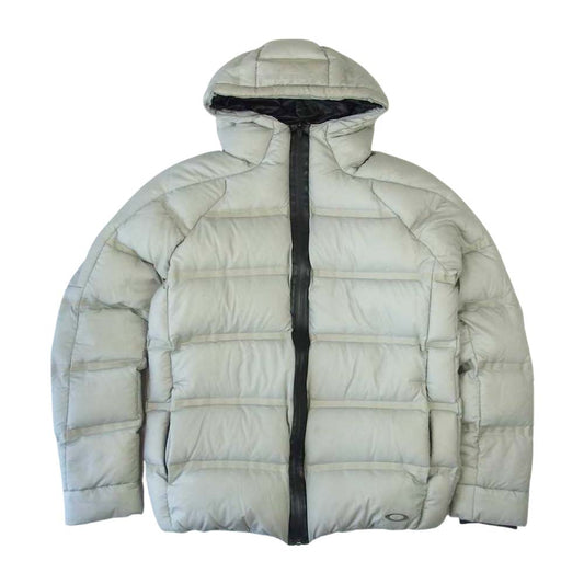 OAKLEY オークリー 16AW 412264JP 国内正規品 止水ジップ ダウンジャケット グレー系 L【中古】
