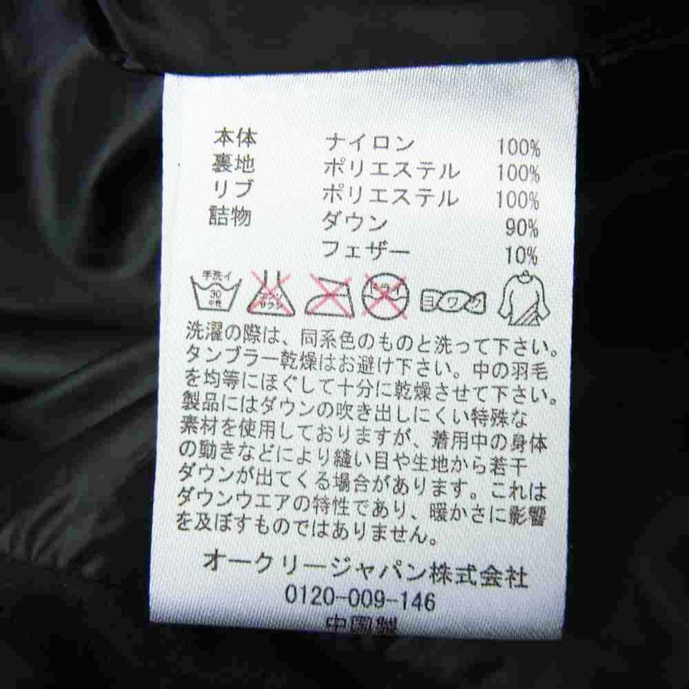 OAKLEY オークリー 16AW 412264JP 国内正規品 止水ジップ ダウンジャケット グレー系 L【中古】