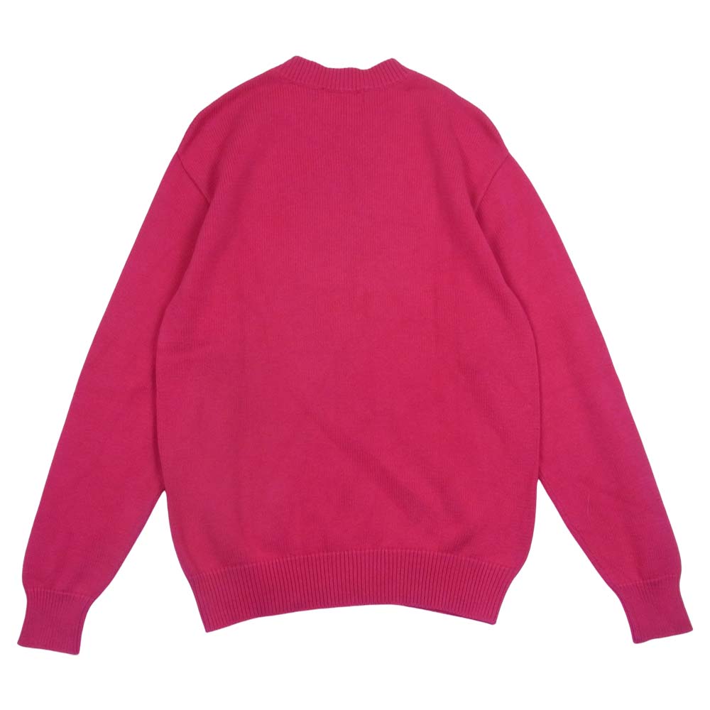HYSTERIC GLAMOUR ヒステリックグラマー 02213NS06 GUITAR GIRL 編込 ギター ガール プルオーバー ニット ピンク系 S【中古】