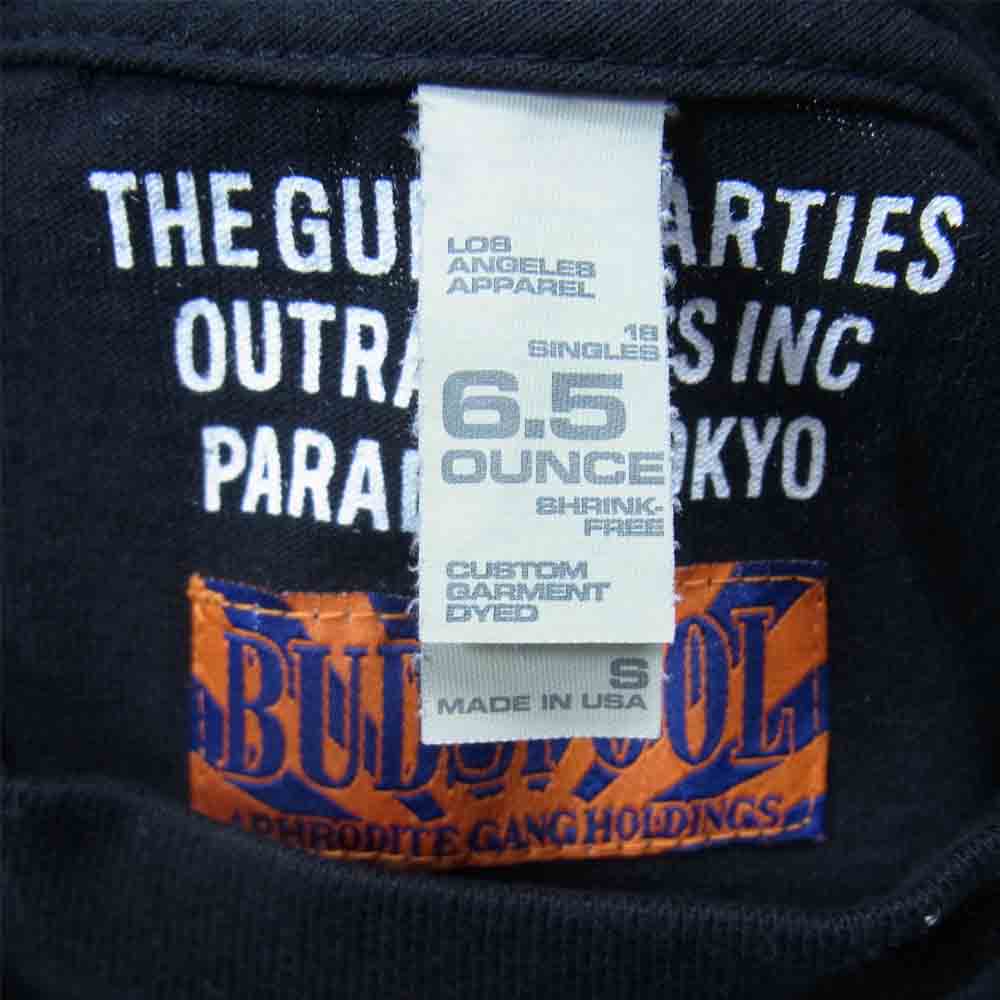 WACKO MARIA ワコマリア NMD-WM-TEE02 舐達麻 CREW NECK T-SHIRT クルーネック 半袖Tシャツ ブラック系 S【中古】