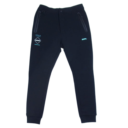 F.C.R.B. エフシーアールビー 21AW 212064 TECH KNIT TRAINING PANTS テック ニット トレーニングパンツ ブラック系 S【美品】【中古】