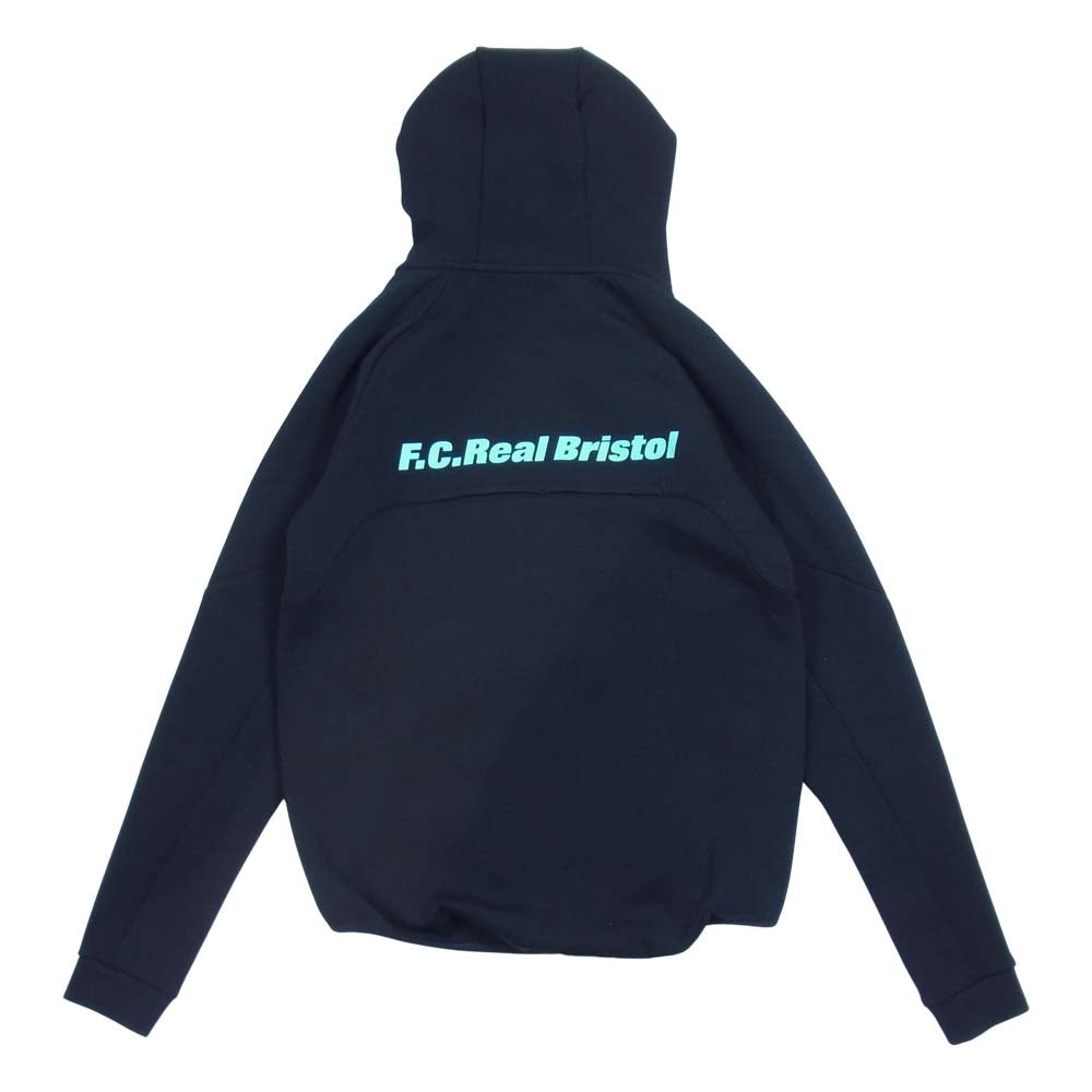 F.C.R.B. エフシーアールビー 21AW 212061 VENTILATION HOODIE ベンチレーション フーディ ブラック系 S【美品】【中古】