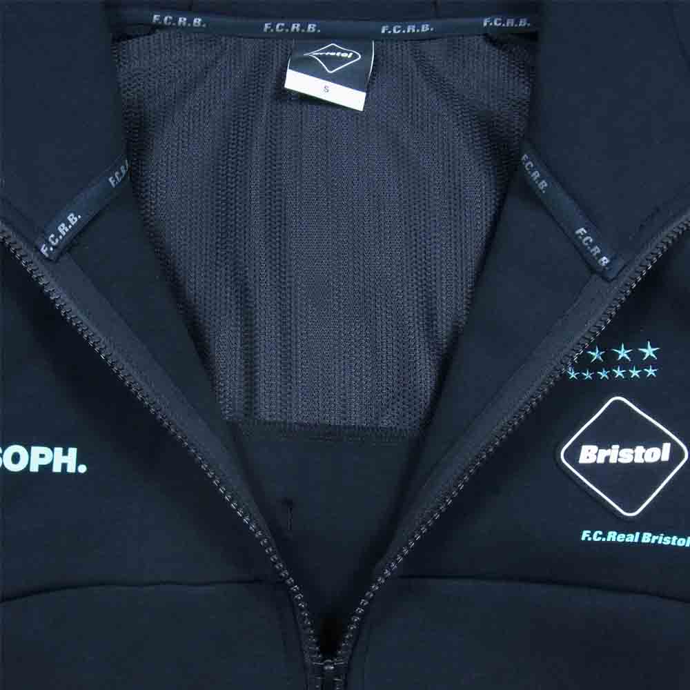 F.C.R.B. エフシーアールビー 21AW 212061 VENTILATION HOODIE ベンチレーション フーディ ブラック系 S【美品】【中古】