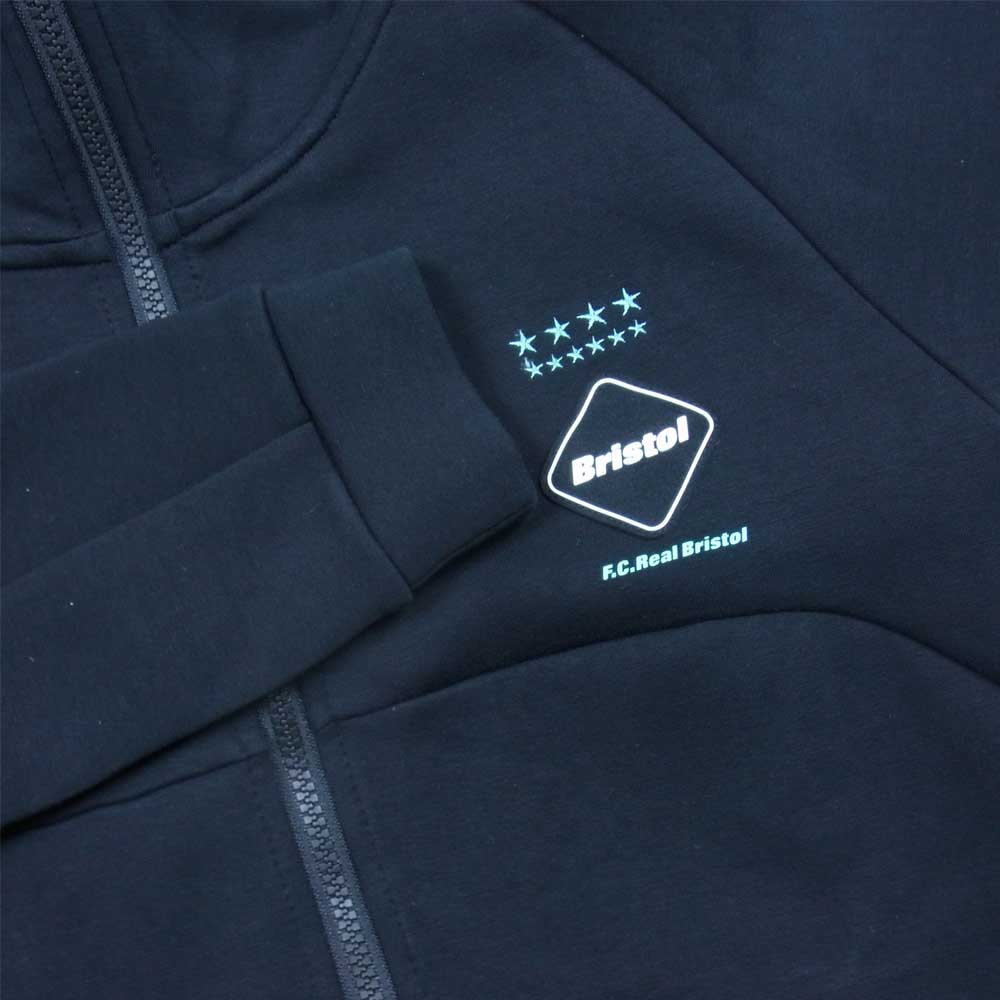 F.C.R.B. エフシーアールビー 21AW 212061 VENTILATION HOODIE ベンチレーション フーディ ブラック系 S【美品】【中古】