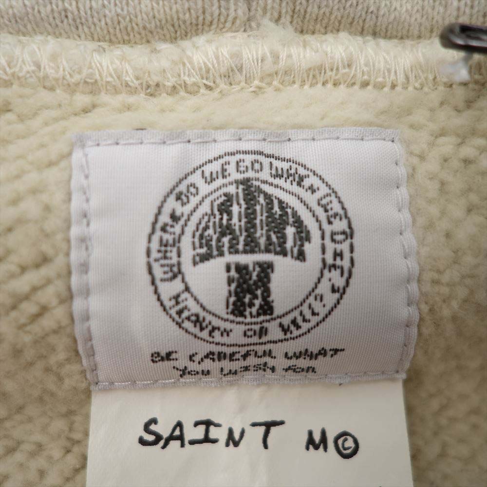 セントマイケル 21AW SM-A21-0000-056 Dr.Woo ドクター ウー コラボ ヴィンテージ加工 スウェット パーカー S【新古品】【未使用】【中古】