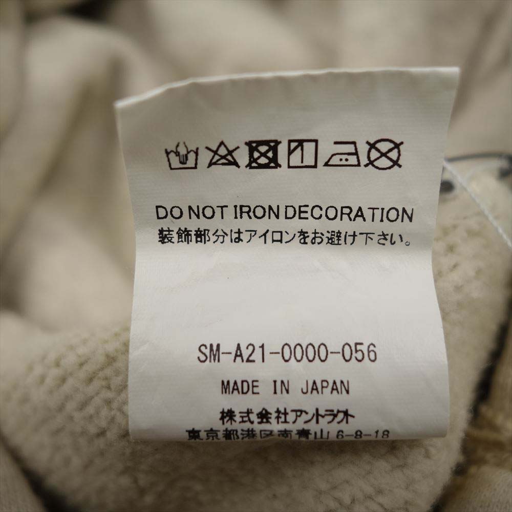 セントマイケル 21AW SM-A21-0000-056 Dr.Woo ドクター ウー コラボ ヴィンテージ加工 スウェット パーカー S【新古品】【未使用】【中古】