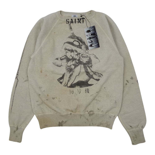 セントマイケル SM-A21-0000-055 EVA SWEATSHIRT エヴァンゲリオン スウェット S【新古品】【未使用】【中古】