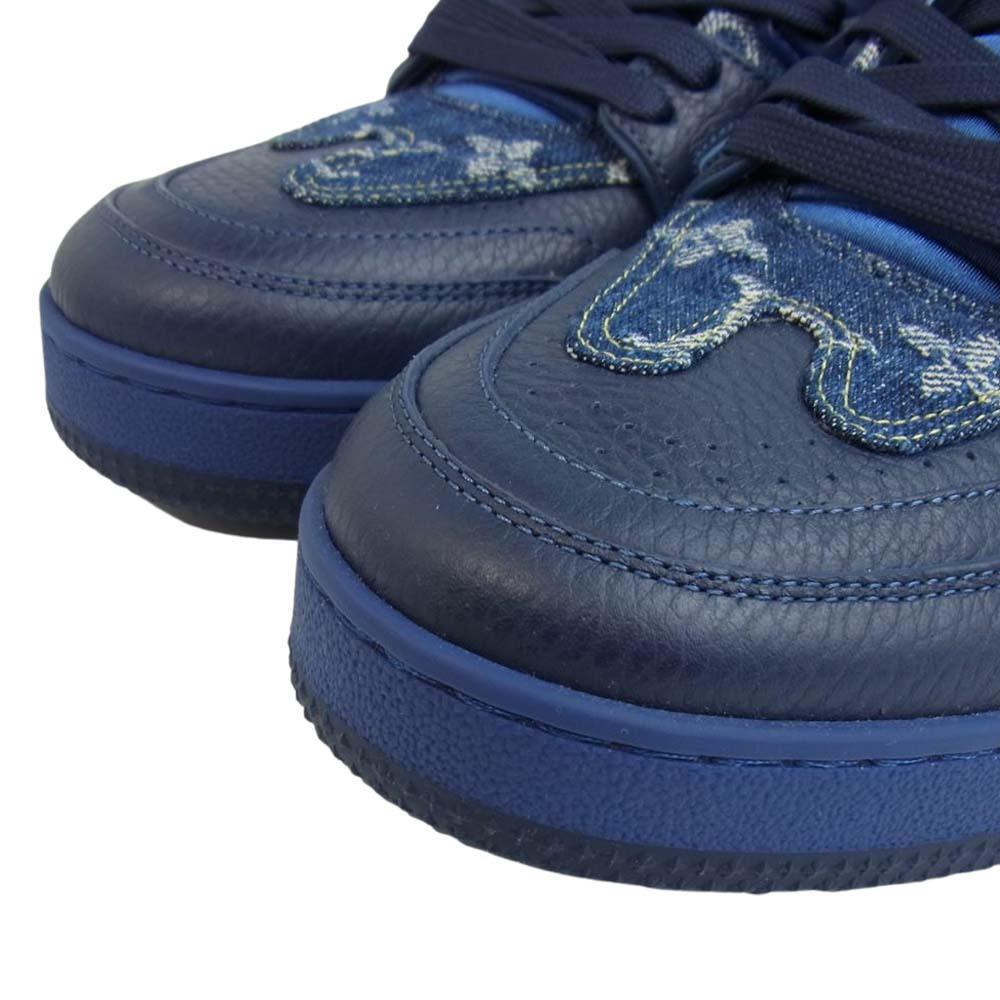LOUIS VUITTON ルイ・ヴィトン FD0281 LV Trainer Sneaker Nigo Monogram Denim トレイナー スニーカー ニゴー モノグラム デニム ブルー系 5 1/2【極上美品】【中古】