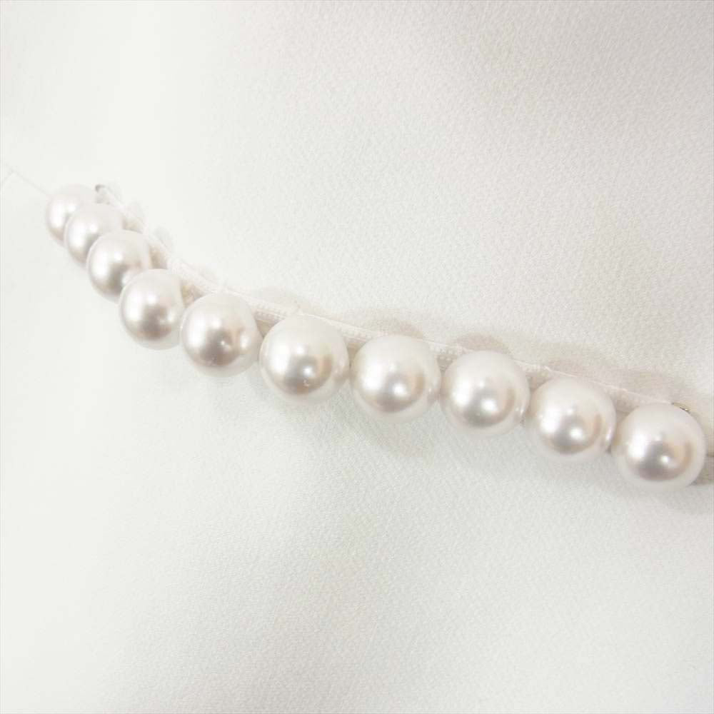 YOKO CHAN ヨーコチャン YCD-117-336 ノースリーブ パール ワンピース ホワイト系 36【中古】