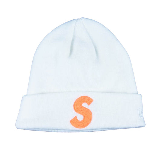 Supreme シュプリーム 19AW New Era S Logo Beanie ニューエラ ロゴ ビーニー ホワイト系【中古】