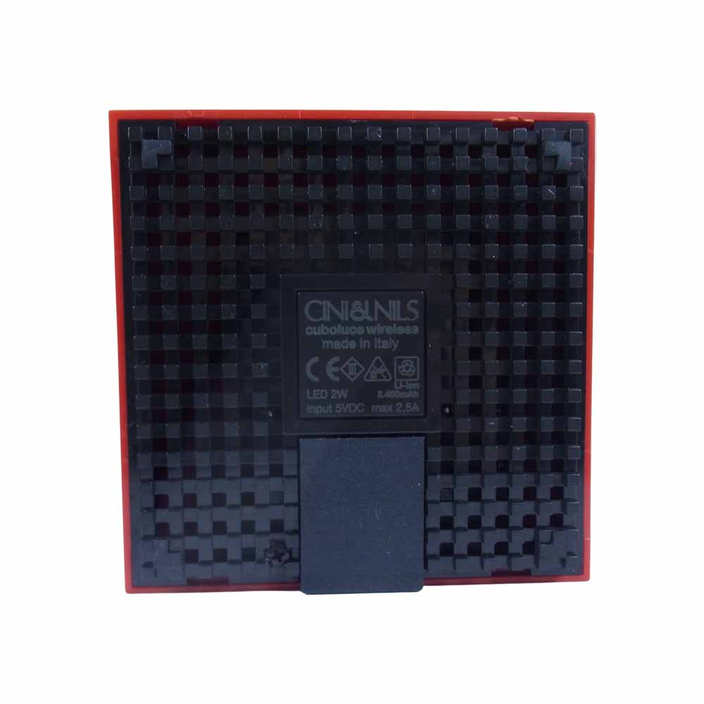 Supreme シュプリーム 21SS Cini&Nils Cuboluce TableLamp サイニ アンド ニルス キューボルス テーブルランプ 照明 レッド系【極上美品】【中古】