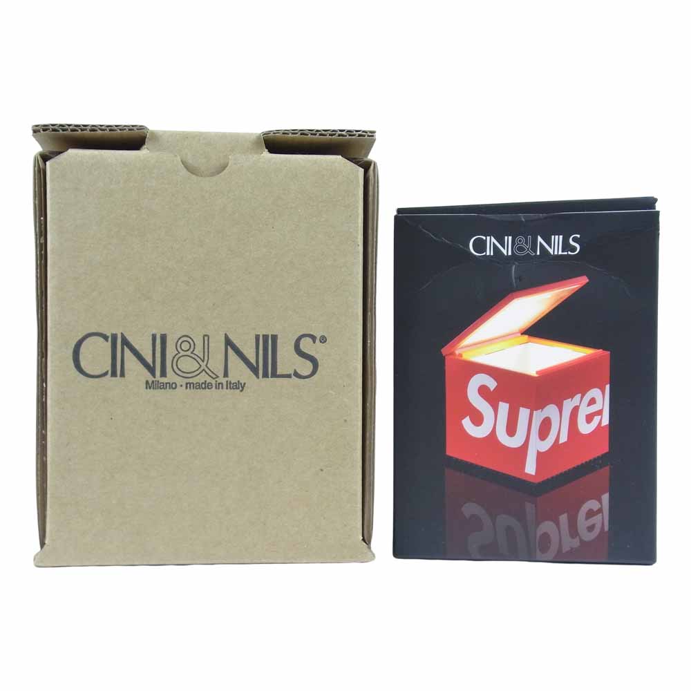 Supreme シュプリーム 21SS Cini&Nils Cuboluce TableLamp サイニ アンド ニルス キューボルス テーブルランプ 照明 レッド系【極上美品】【中古】