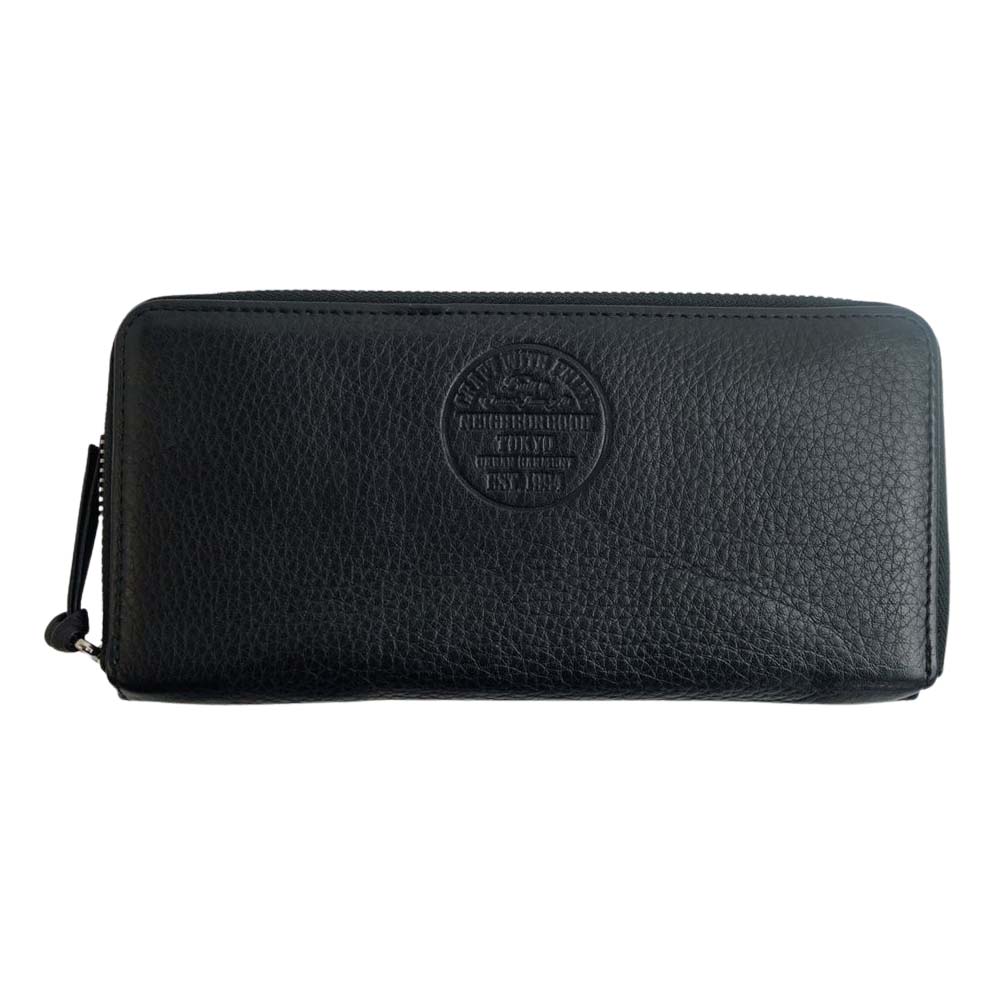 NEIGHBORHOOD ネイバーフッド PORTER ポーター ラウンドジップ ウォレット ブラック系【中古】