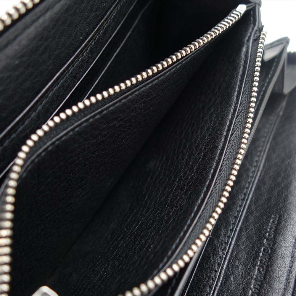 NEIGHBORHOOD ネイバーフッド PORTER ポーター ラウンドジップ ウォレット ブラック系【中古】