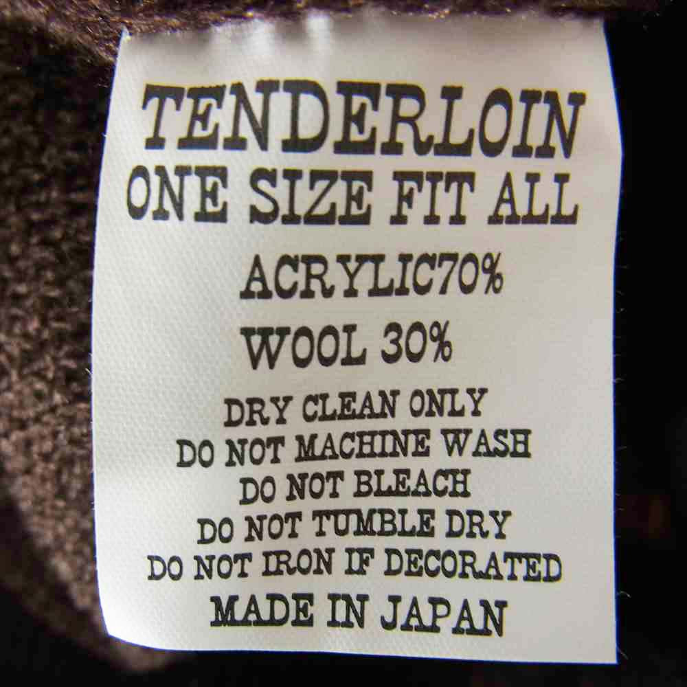 TENDERLOIN テンダーロイン T-TDL BEANIE ビーニー ニット帽 ブラウン系 ONE SIZE【中古】