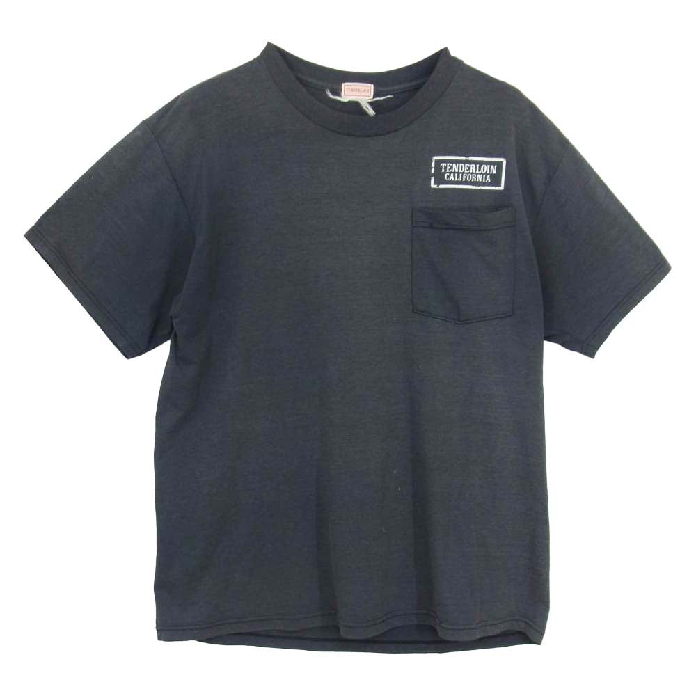 TENDERLOIN テンダーロイン T-TEE CARIFORNIA ポケット Tシャツ グレー系 サイズ表記無【中古】