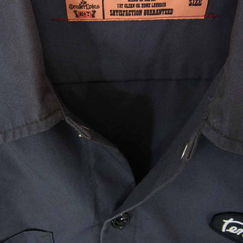TENDERLOIN テンダーロイン T-WORK SHT S/S ワークシャツ グレー系 M【中古】
