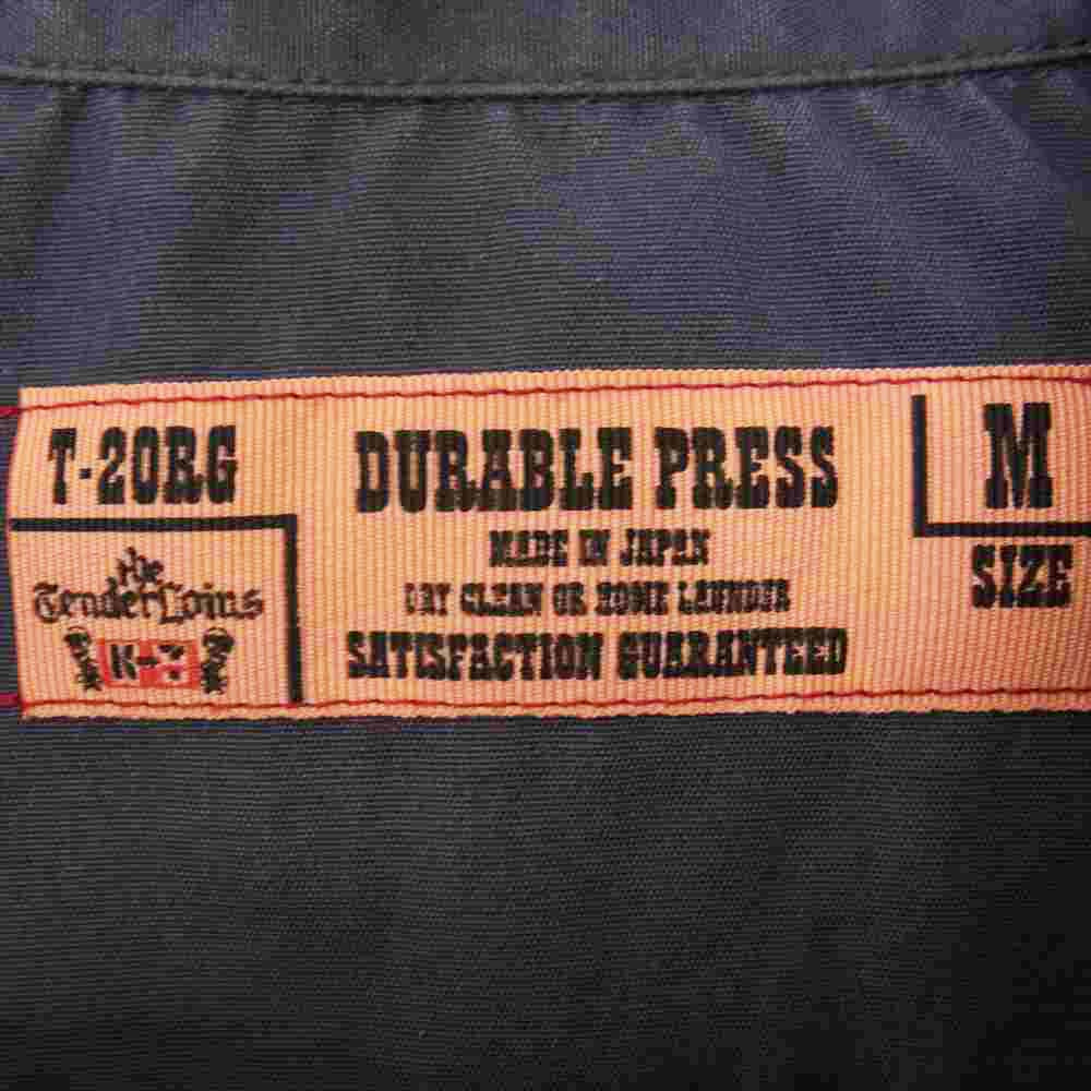 TENDERLOIN テンダーロイン T-WORK SHT S/S ワークシャツ グレー系 M【中古】