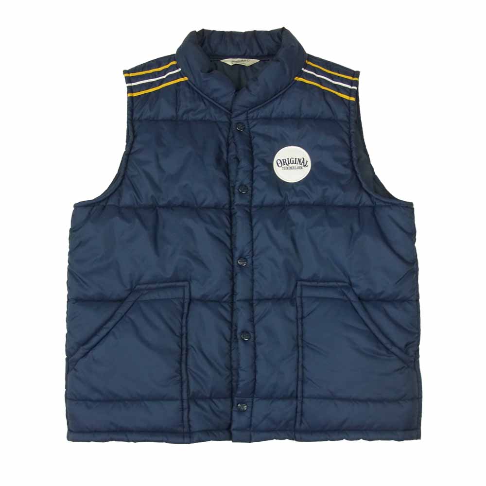 TENDERLOIN テンダーロイン T-NRA VEST 中綿 レーシング ベスト ネイビー系 L【中古】