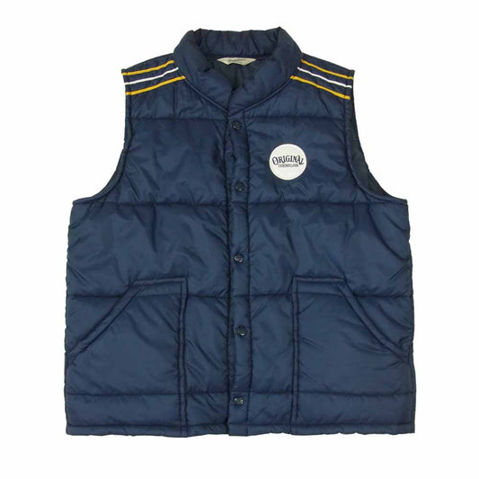 TENDERLOIN テンダーロイン T-NRA VEST 中綿 レーシング ベスト ネイビー系 L【中古】