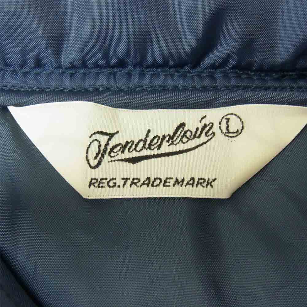 TENDERLOIN テンダーロイン T-NRA VEST 中綿 レーシング ベスト ネイビー系 L【中古】