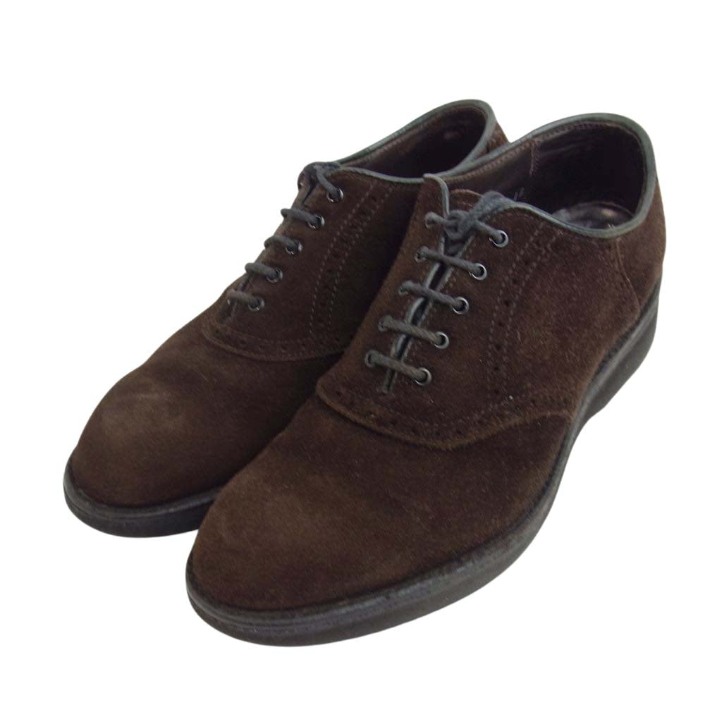 ALDEN オールデン 59980 BEAUTY&YOUTH別注 モディファイドラスト スエード サドルシューズ ダークブラウン系【中古】