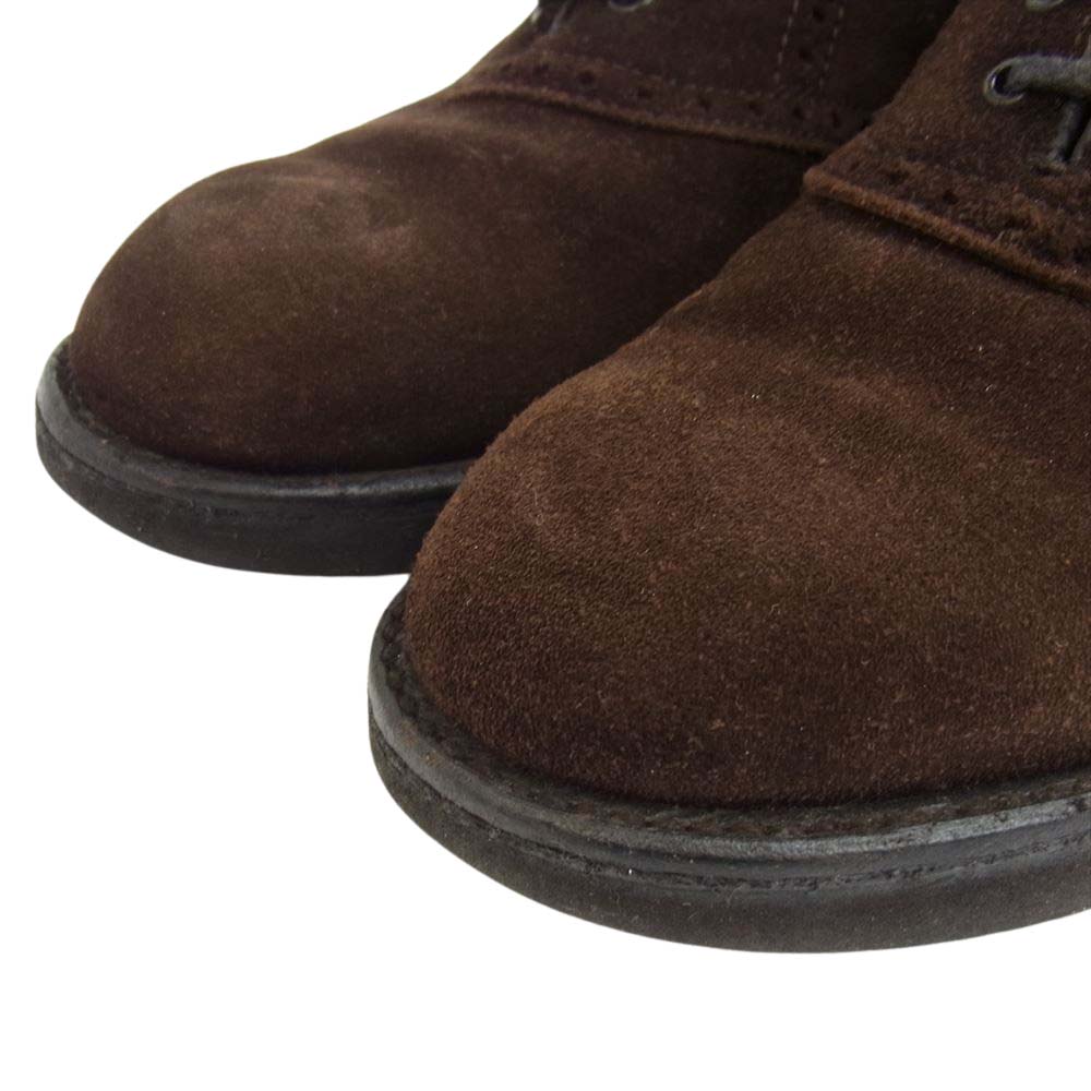 ALDEN オールデン 59980 BEAUTY&YOUTH別注 モディファイドラスト スエード サドルシューズ ダークブラウン系【中古】