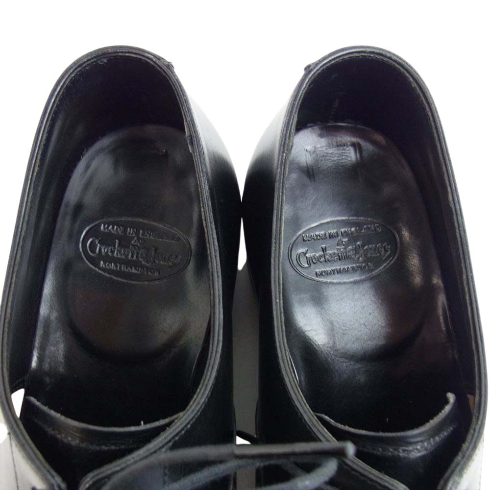 CROCKETT&JONES クロケットアンドジョーンズ 9447 21  AUDLEY オードリー ストレートチップ ブラック系 6.5【中古】