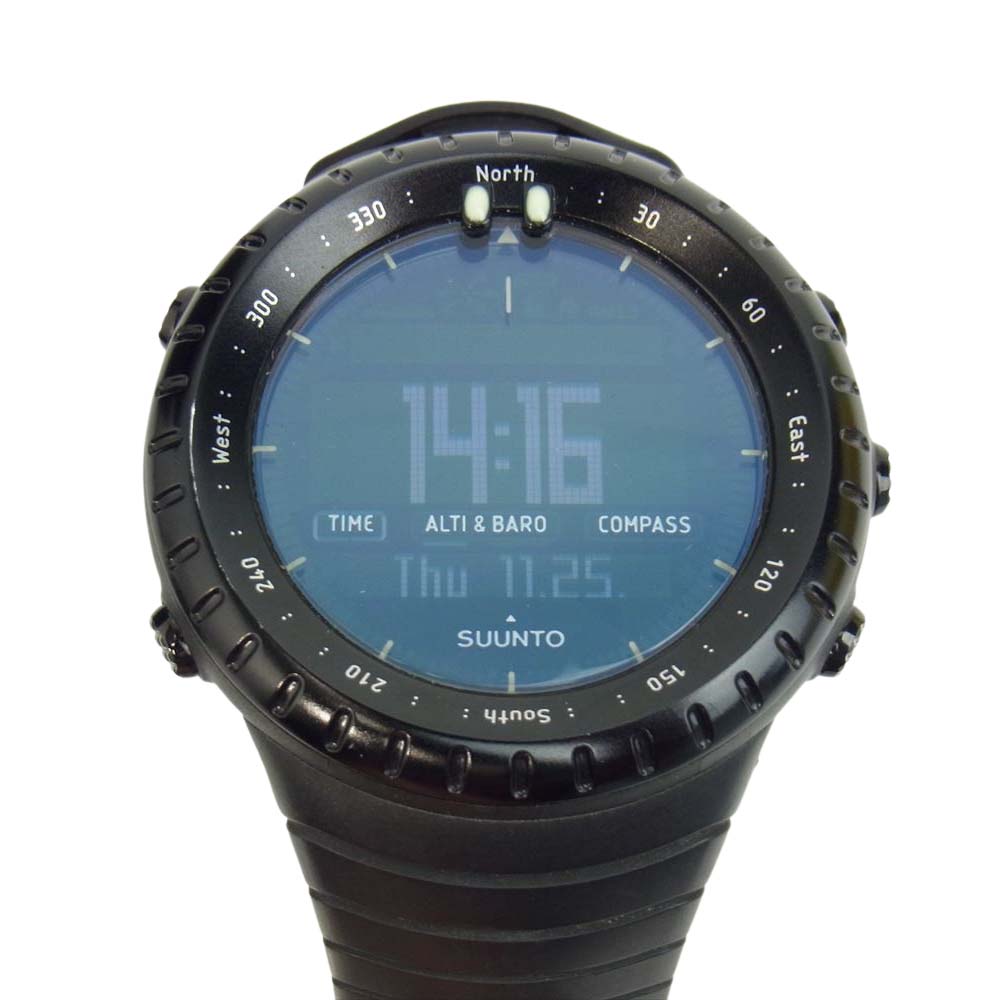 SUUNTO スント SS014279010 CORE ALL BLACK コア オール ブラック 腕時計【中古】
