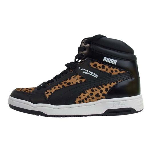 PUMA プーマ 21AW 383720-01 × アトモス ATMOS  SLIPSTREAM MID MIJ LEOPARD スリップストリーム ミッド MIJ レオパード スニーカー ブラック系 レオパード柄【新古品】【未使用】【中古】