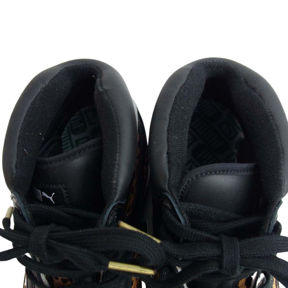 PUMA プーマ 21AW 383720-01 × アトモス ATMOS  SLIPSTREAM MID MIJ LEOPARD スリップストリーム ミッド MIJ レオパード スニーカー ブラック系 レオパード柄【新古品】【未使用】【中古】