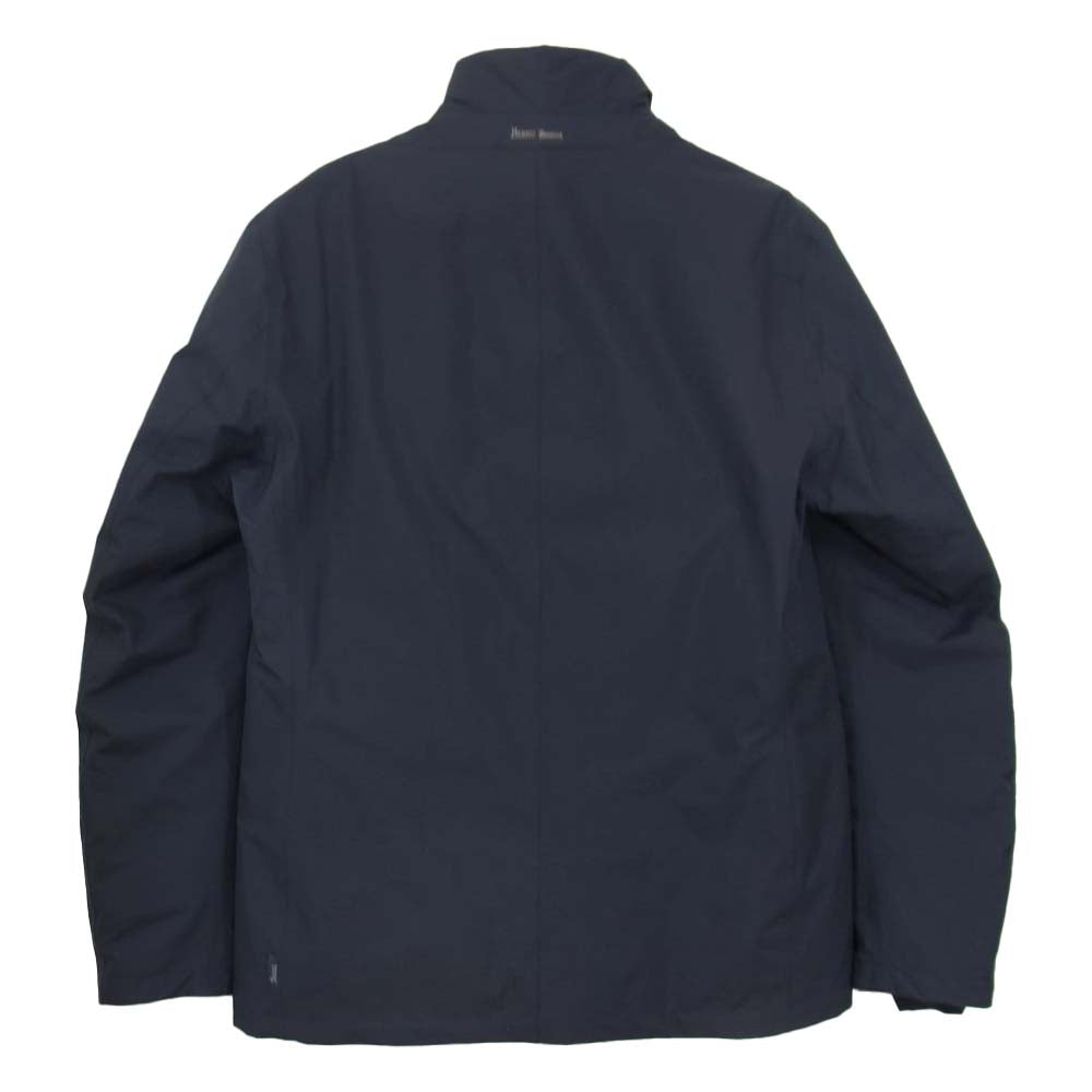 Herno ヘルノ laminar gore tex jacket ラミナー ゴアテックス ジャケット ネイビー系 48【新古品】【未使用】【中古】