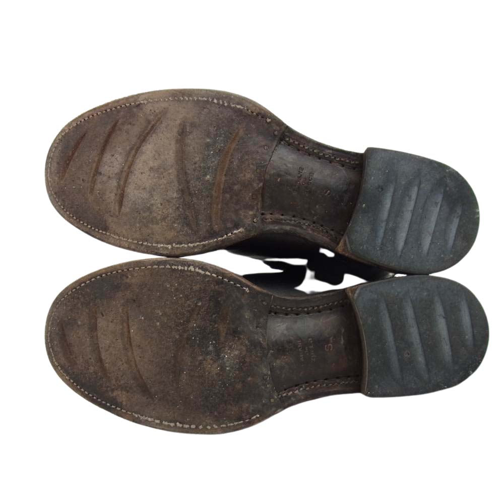 ZUCCa ズッカ AJ653 レザーアップ バック ジップ ブーツ  ブラウン系 S【中古】