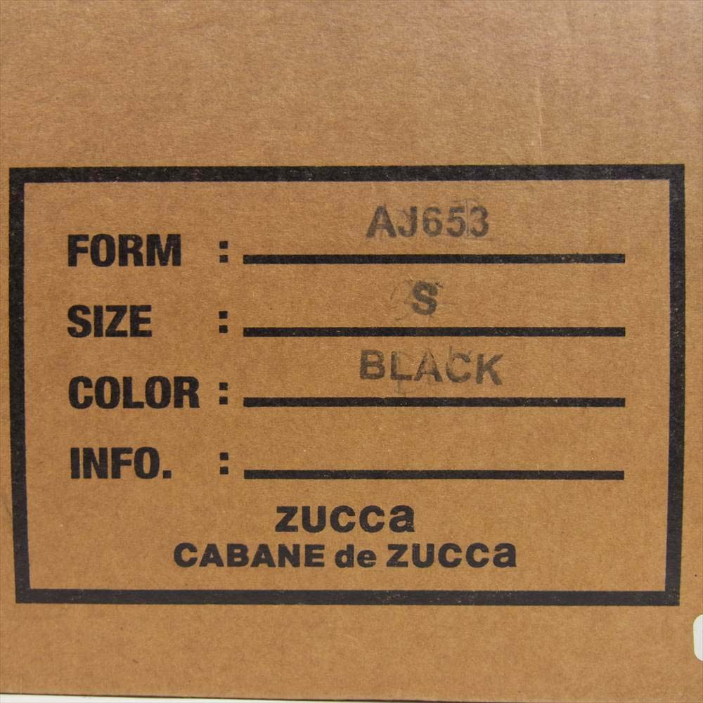 ZUCCa ズッカ AJ653 レザーアップ バック ジップ ブーツ  ブラウン系 S【中古】