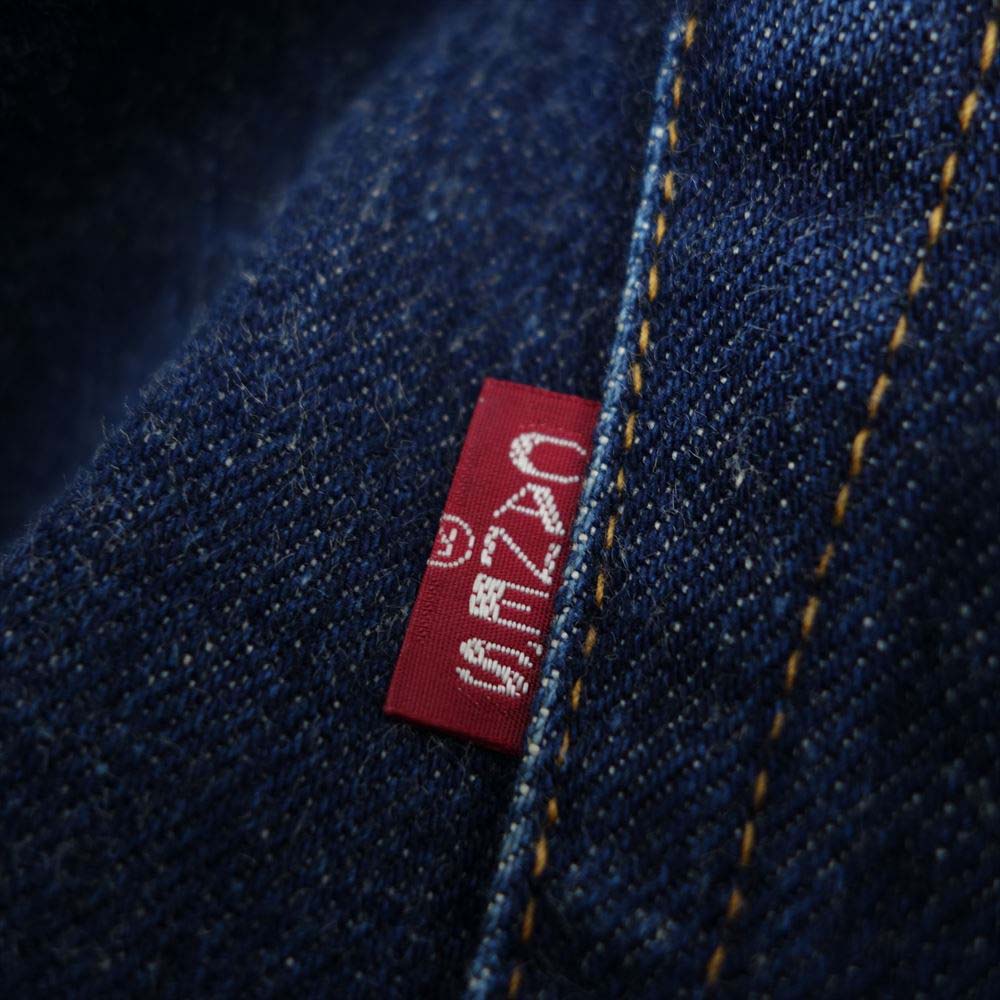 SUGAR CANE シュガーケーン ボタンフライ Vステッチ 隠しリベット 赤耳 セルビッチ デニム パンツ W34 L36【中古】