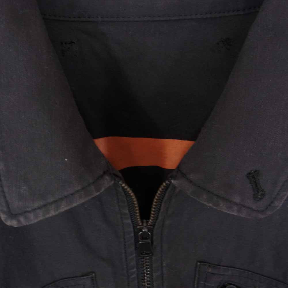 FRAGMENT DESIGN フラグメントデザイン 17SS PKL-3750-A × ヴィーローン Vlone × ザパーキングギンザ THE PARKING GINZA ジップアップ ジャケット ブラック系 XL【中古】