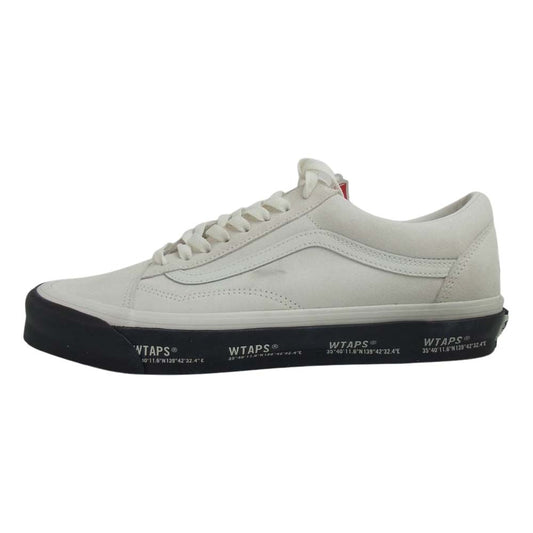 WTAPS ダブルタップス VN0A4P3X20F1 × バンズ VANS Og Old Skool Lx オールドスクール スニーカー ホワイト系 30㎝【新古品】【未使用】【中古】