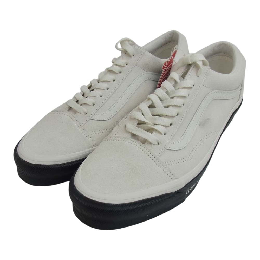 WTAPS ダブルタップス VN0A4P3X20F1 × バンズ VANS Og Old Skool Lx オールドスクール スニーカー ホワイト系 30㎝【新古品】【未使用】【中古】