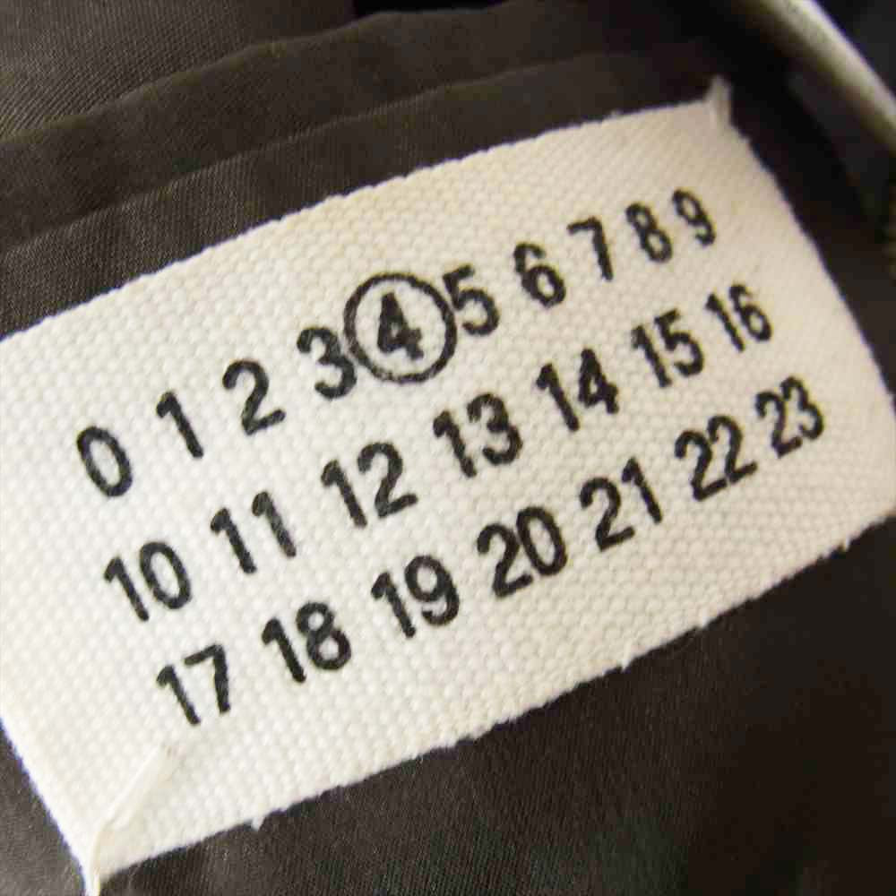 MAISON MARGIELA メゾンマルジェラ 4ライン 国内正規品 ここのえタグ ラムレザー 八の字 ライダース ブラック系 36【中古】