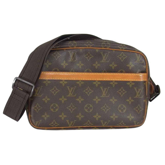 LOUIS VUITTON ルイ・ヴィトン M45254 モノグラム リポーターPM ダークブラウン系【中古】
