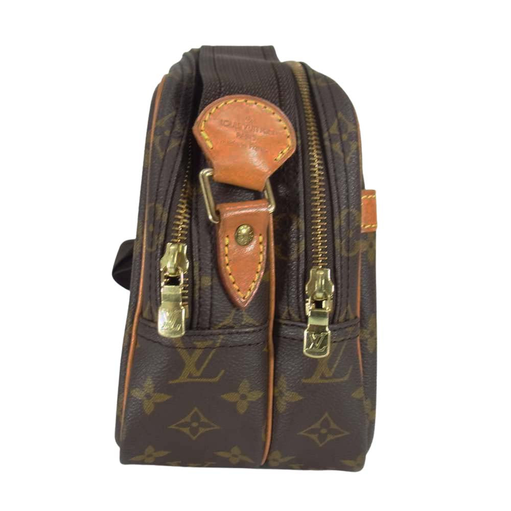 LOUIS VUITTON ルイ・ヴィトン M45254 モノグラム リポーターPM ダークブラウン系【中古】